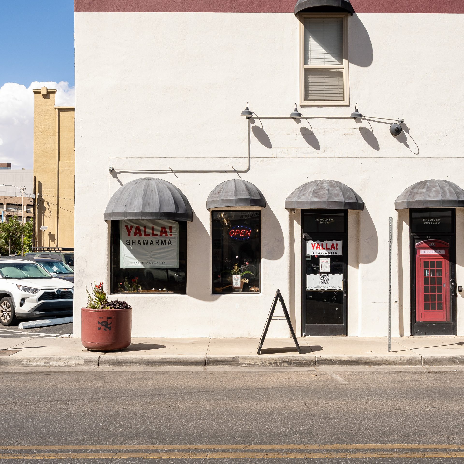 Welcome to Yalla Shawarma Downtown Albuquerque