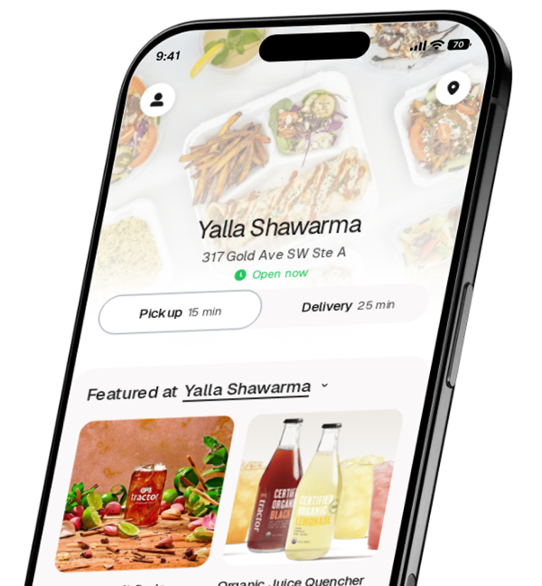 Yalla Shawarma app preview